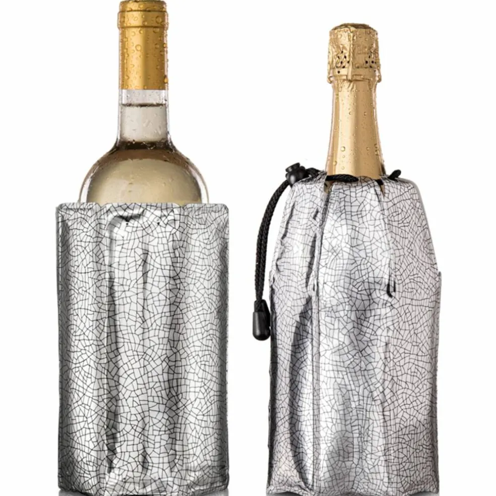 Active vin- og champagnekjøler 2-pakning, sølv