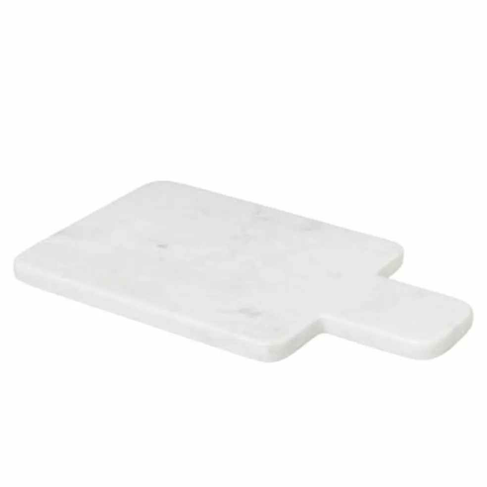 Adam serveringsbrett 30 × 17 cm, hvit marmor