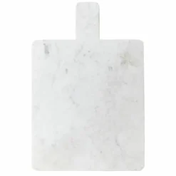 Adam serveringsbrett 45 × 30 cm, hvit marmor