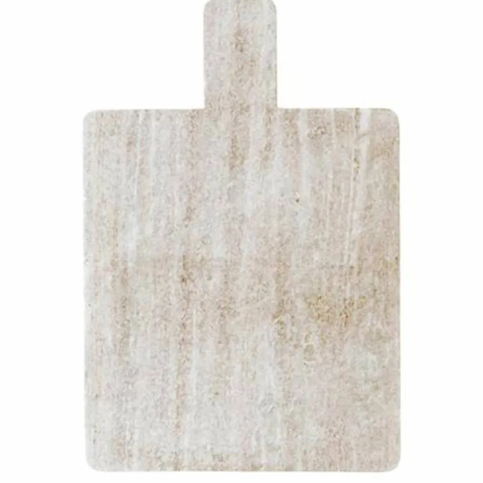 Adam serveringsbrett 45 × 30 cm, hvit marmor