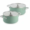 Advanced Hard Anodized kokekarsett 20 & 24 cm, cardamom