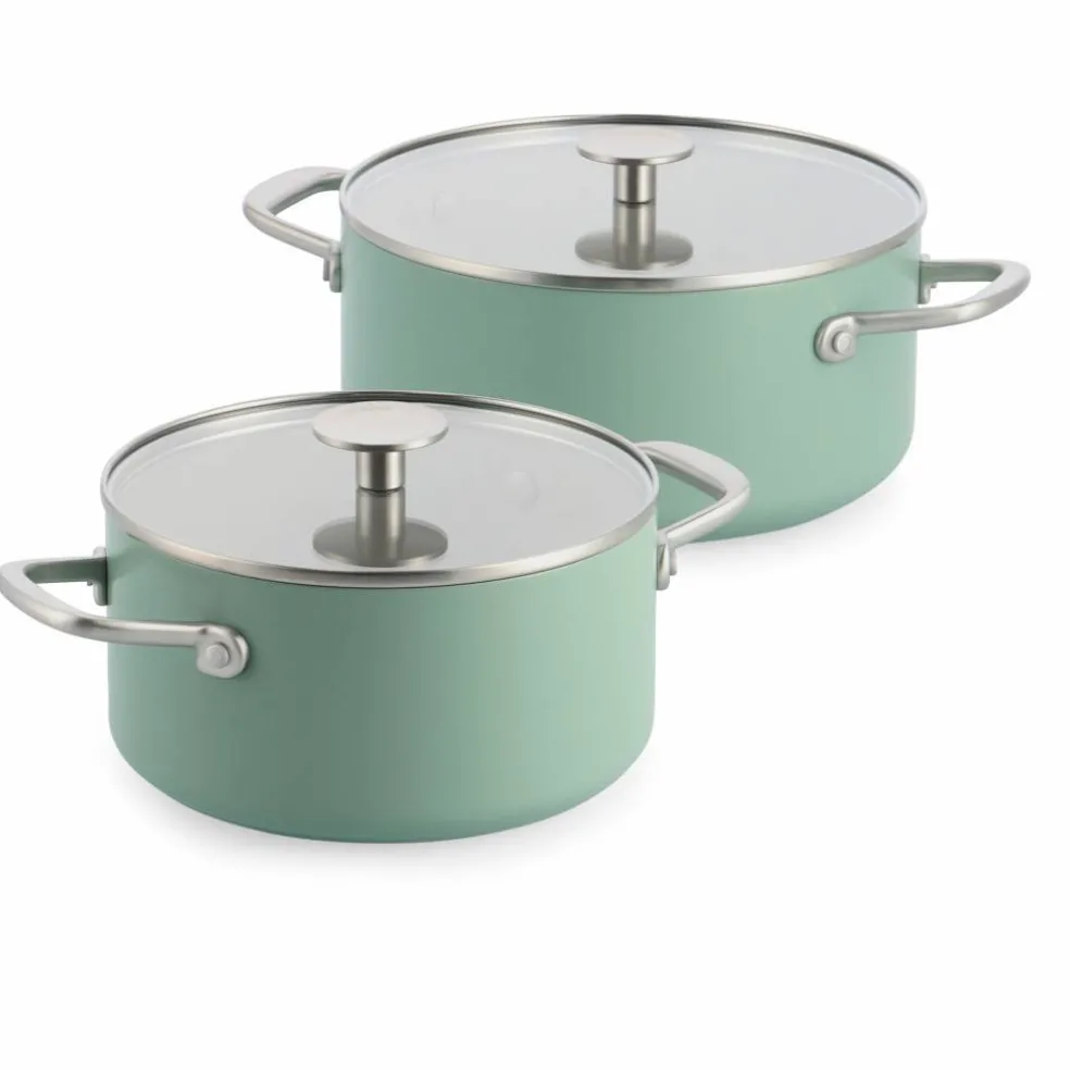 Advanced Hard Anodized kokekarsett 20 & 24 cm, cardamom