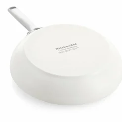 Advanced Hard Anodized stekepannesett 24 & 28 cm, porselenshvit