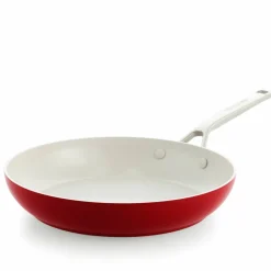 Advanced Hard Anodized stekepanne 28 cm, empire red