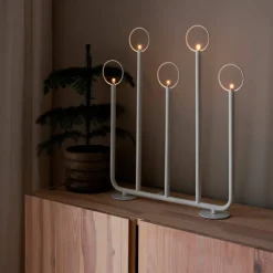 Adventsstake Natale 3, Hvit