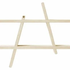 A-hylle, ask, medium (52x9x46 cm)