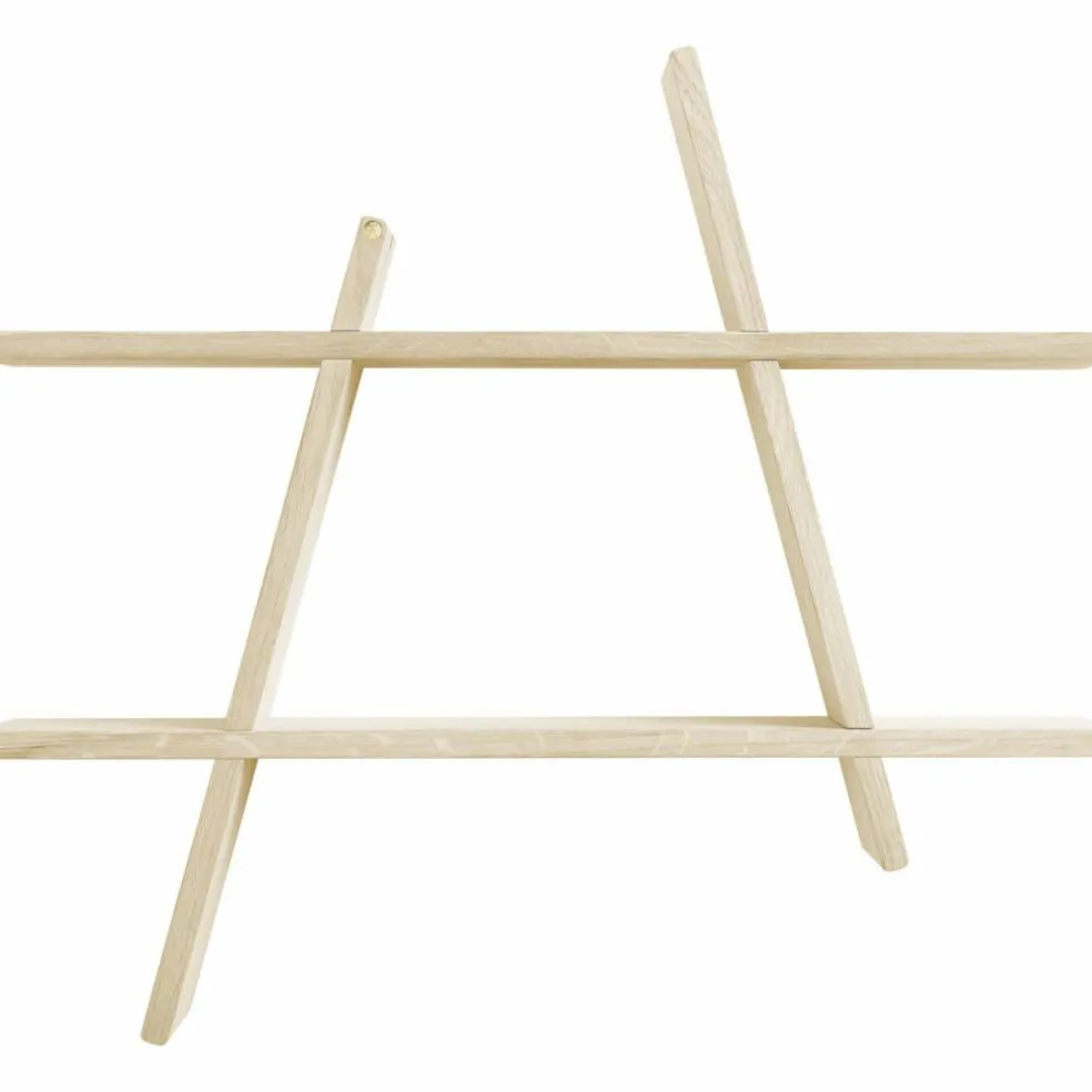 A-hylle, ask, stor (78x12x67 cm)