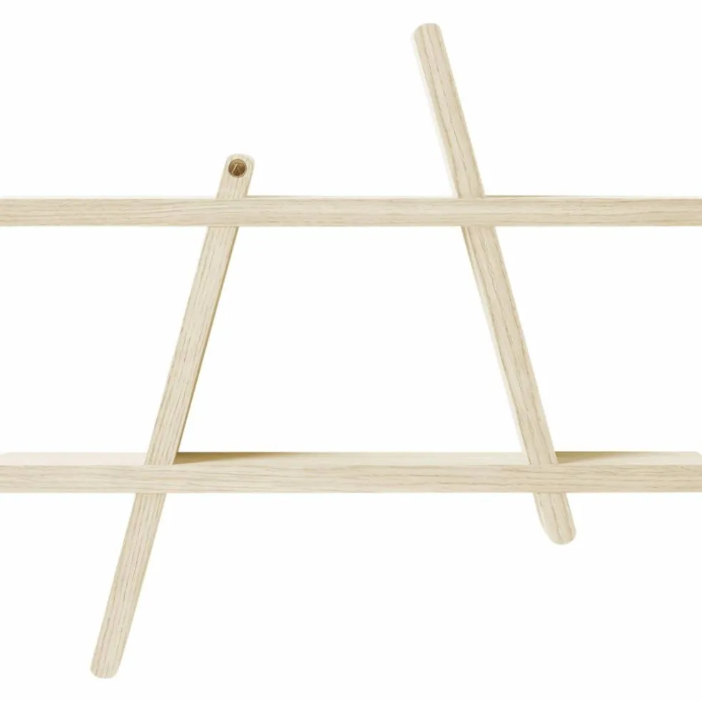 A-hylle, ask, stor (78x12x67 cm)