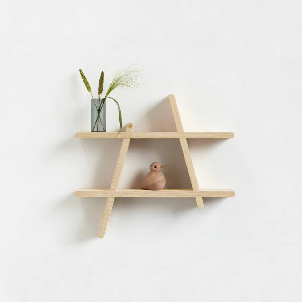 A-hylle, ask, stor (78x12x67 cm)