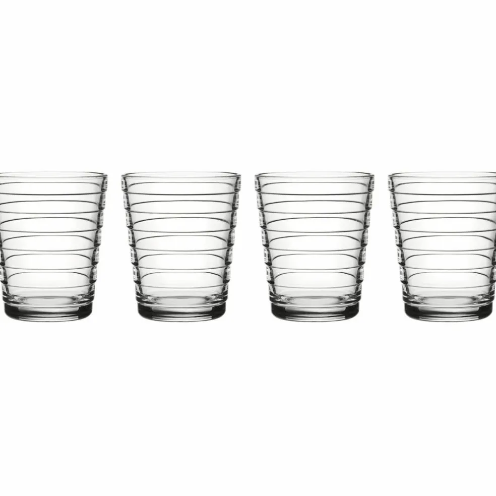 Aino Aalto Glass 22cl 4 stk, Klar