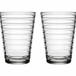 Aino Aalto Vannglass 33 cl. 2 stk, Aqua