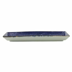 Aisai Seigaiha tallerken, 23 x 11 cm