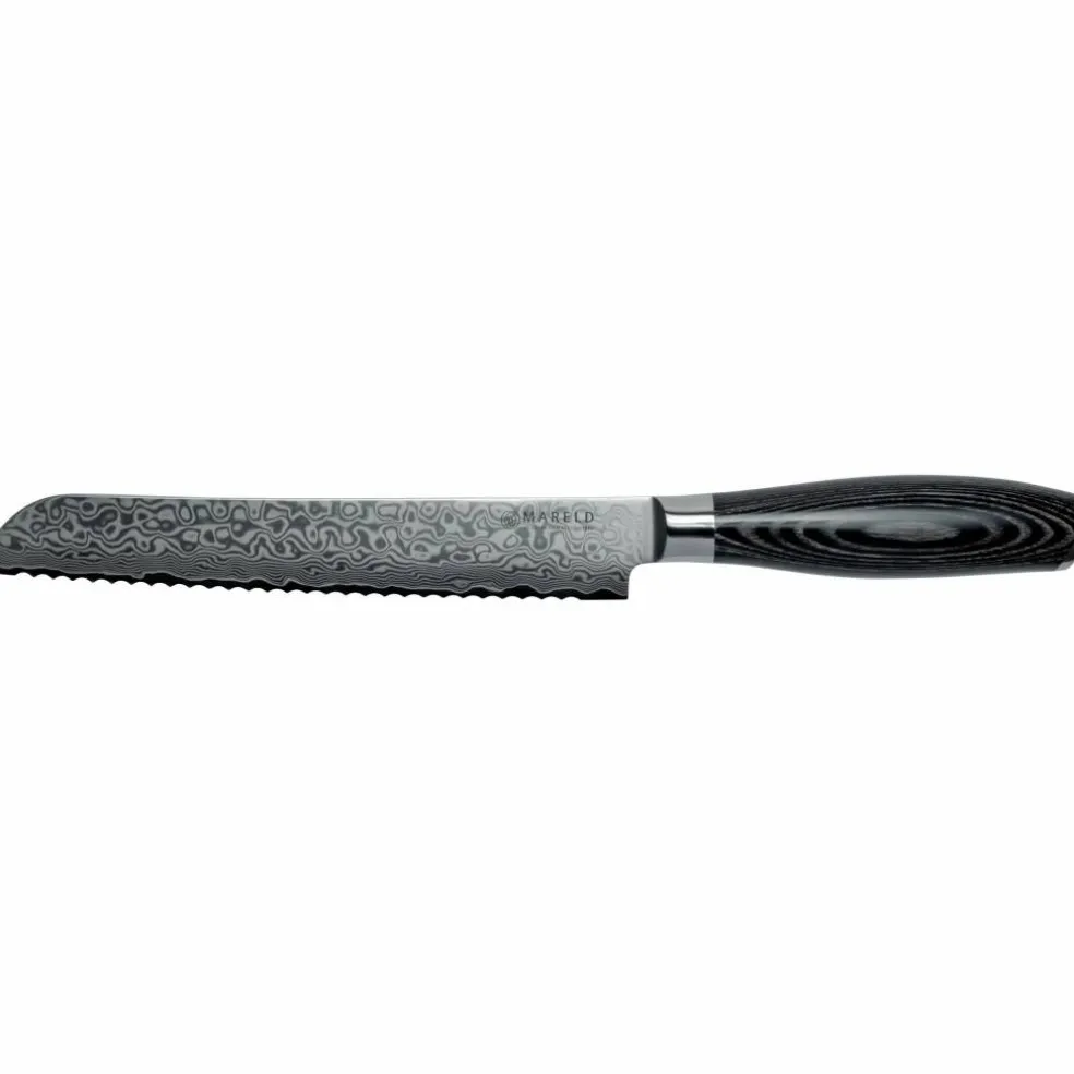 Akio brødkniv 20 cm, svart