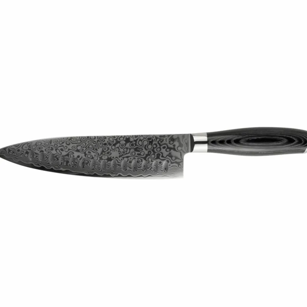 Akio Kokkekniv Olivenslipt svart, 21 cm