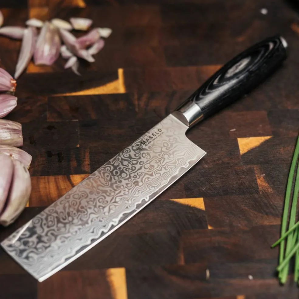 Akio Nakiri Grønnsakskniv svart, 17 cm