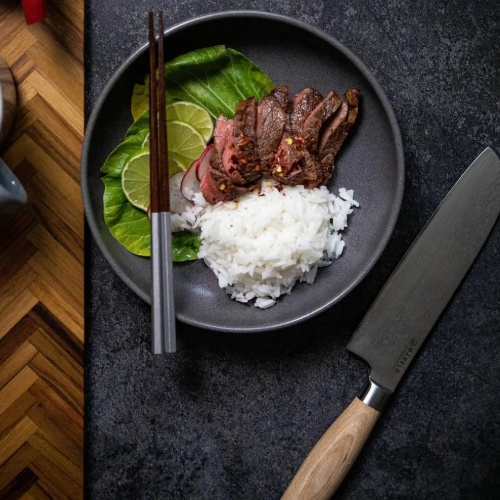 Akio santoku-kniv, 18 cm