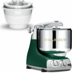 AKM 6230 kjøkkenmaskin med iskremmaskin, light créme