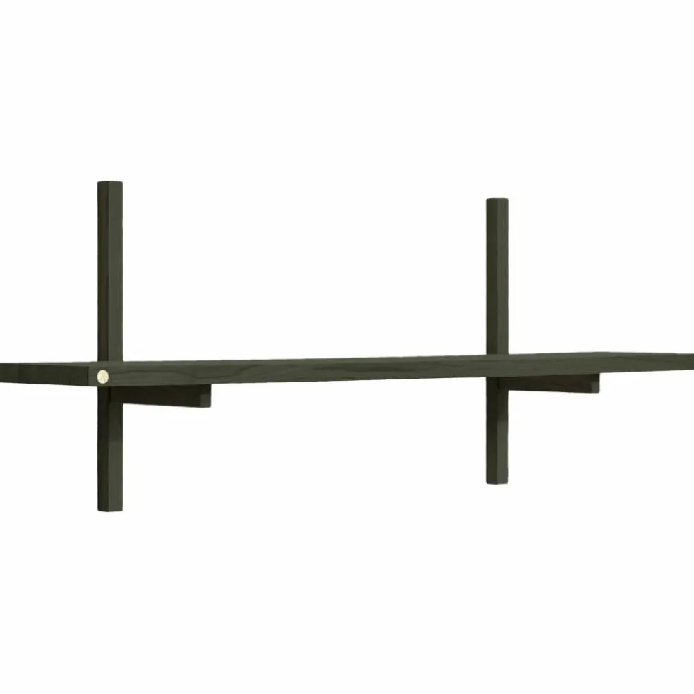 A-Light Shelf vegghylle 90x30 cm, olivengrønn