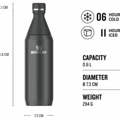All Day Slim Bottle termoflaske 0.6 liter, rose