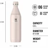 All Day Slim Bottle termoflaske 0.6 liter, black