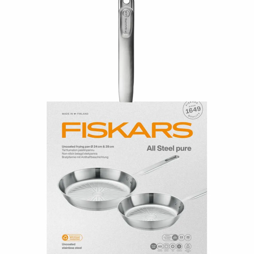All Steel Pure stekepannesett, 24+28 cm