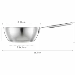 All Steel sauteuse 2 liter