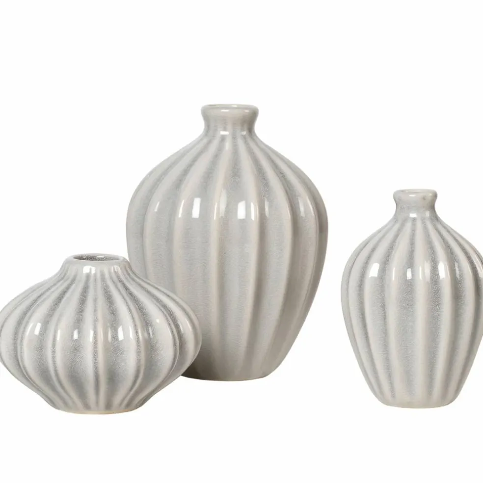 Amalie Vase 3-pakning, grå