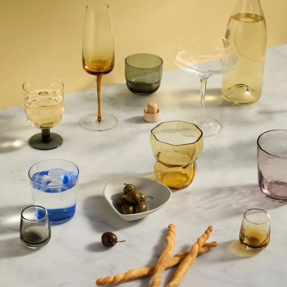 Amber shotglass 4 cl