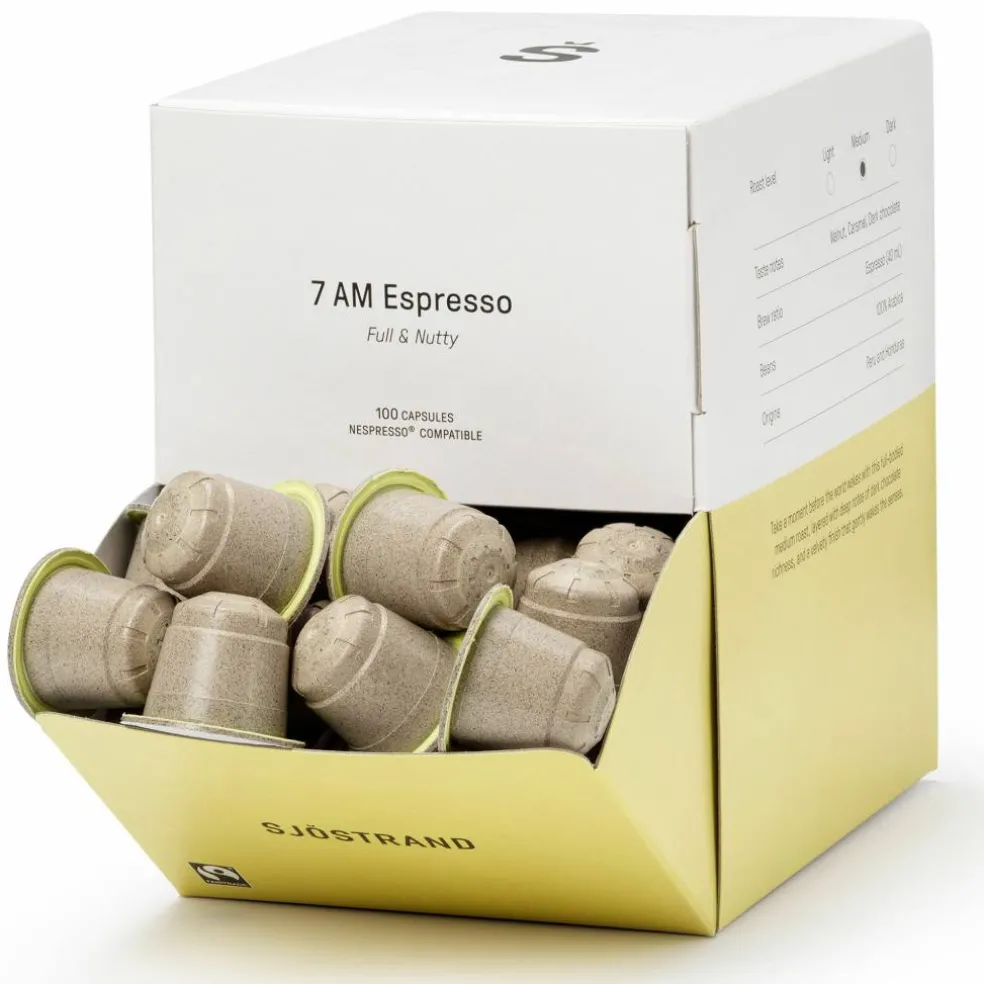 7 AM Espresso kaffekapsler 10-pakning