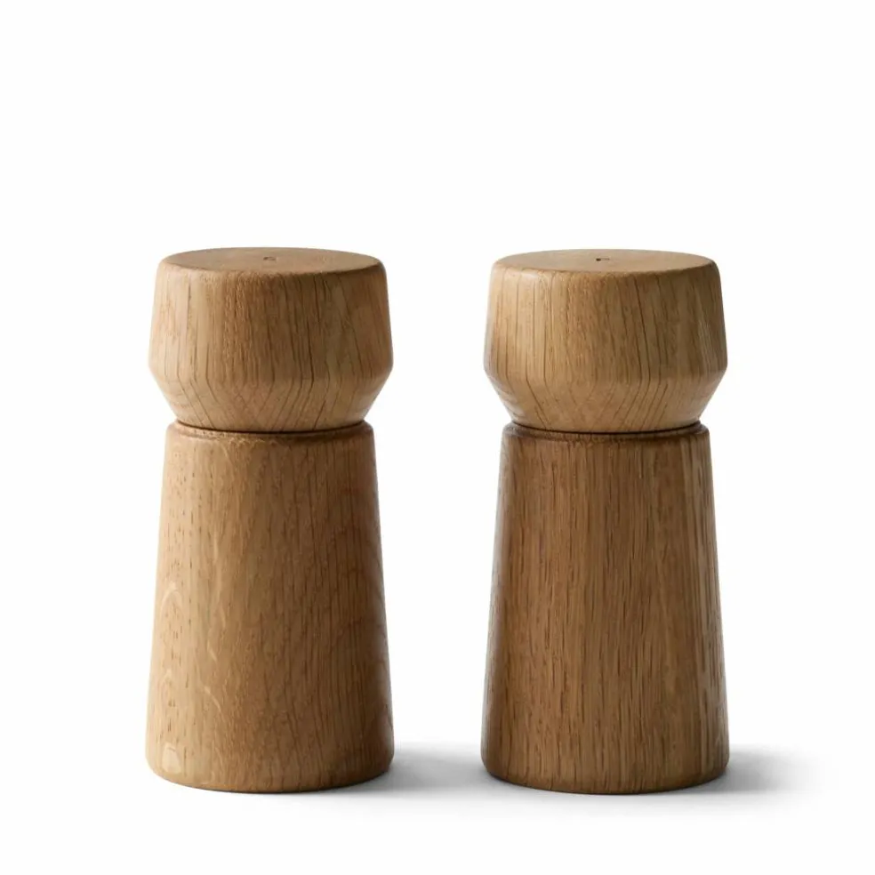 Amsterdam salt- og pepperkvernsett 11 cm, svart