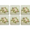 Antique Rose Glassunderlag 6-pack