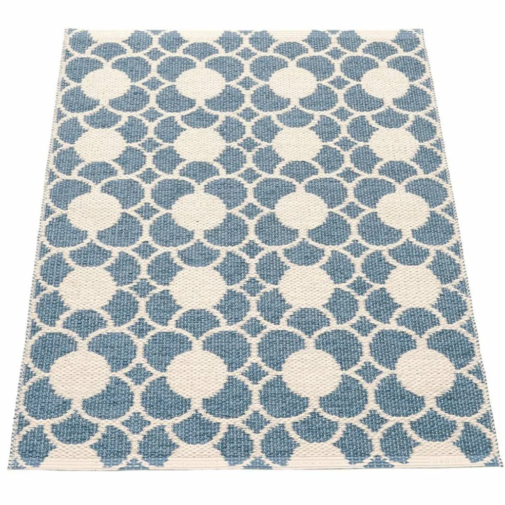 Anya teppe 100 x 70 cm, misty mint/vanilla