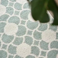 Anya teppe 100 x 70 cm, misty mint/vanilla
