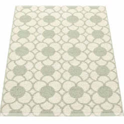 Anya teppe 100 x 70 cm, misty mint/vanilla
