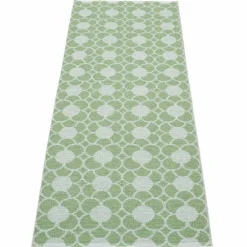 Anya teppe 200 x 70 cm, river blue/vanilla