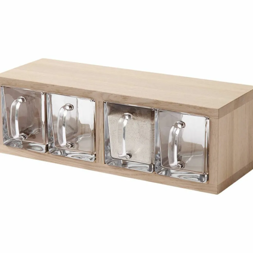 A-Organizer hylle 17 x 18 x 52 cm, 4 skuffer
