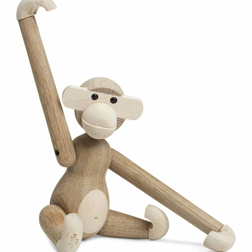 Ape med nisselue, teak- og limbatre