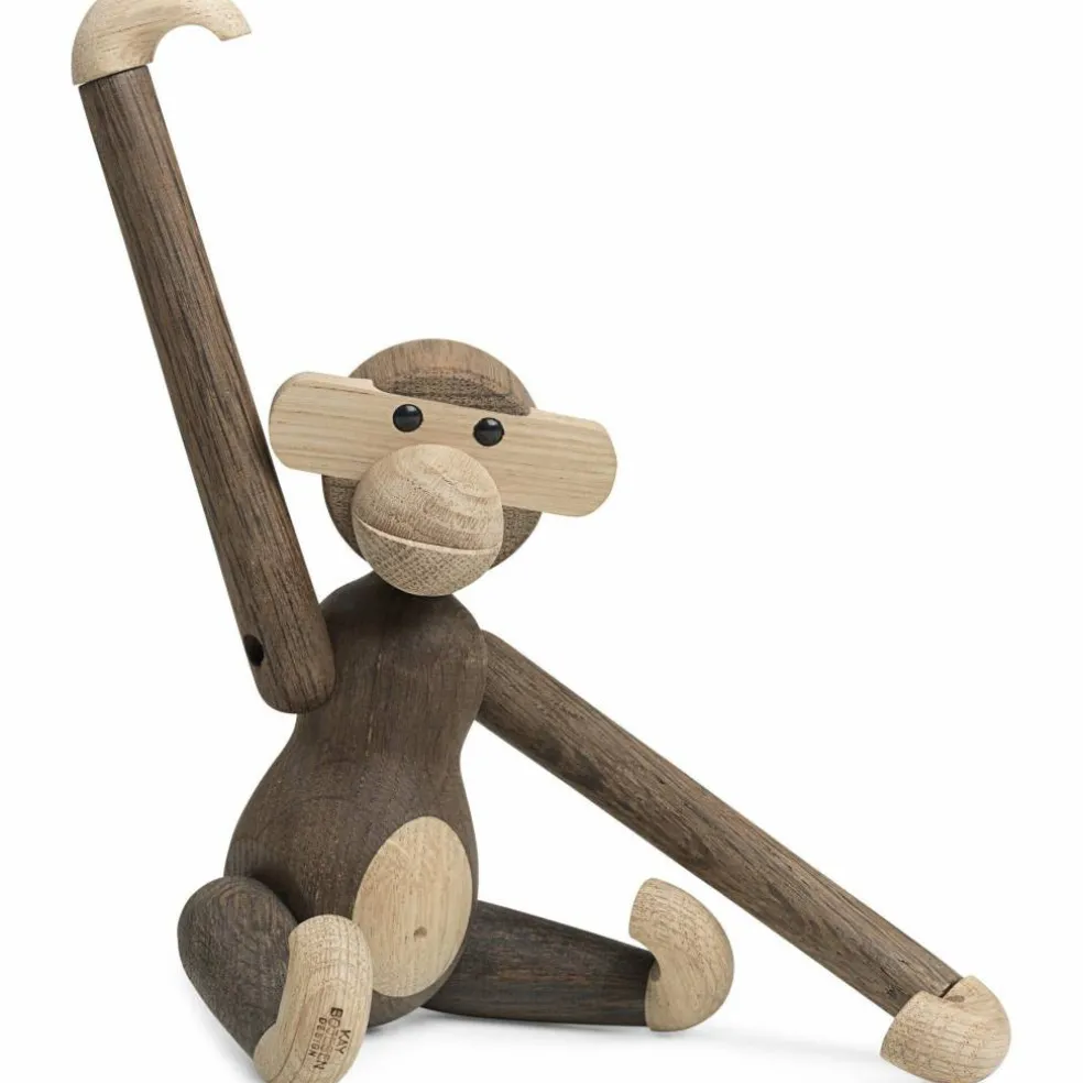 Ape med nisselue, teak- og limbatre