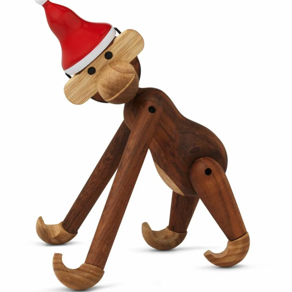 Ape med nisselue, teak- og limbatre