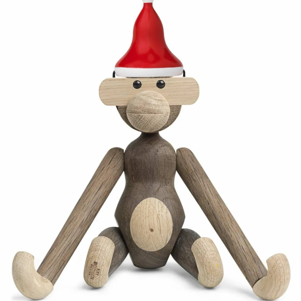Ape med nisselue, teak- og limbatre