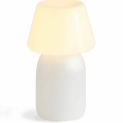 Apollo Portable bordlampe, white glass