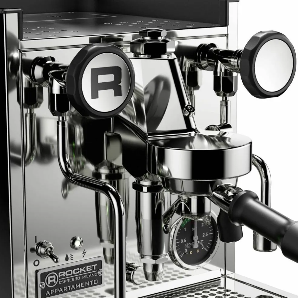 Appartamento TCA espressomaskin, krom/kobber