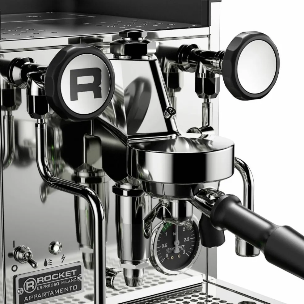Appartamento TCA espressomaskin, krom/kobber