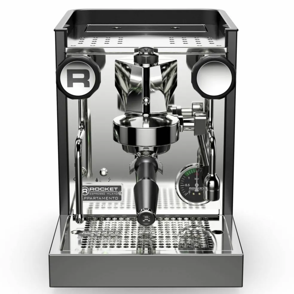 Appartamento TCA espressomaskin, krom/hvit