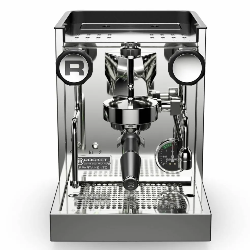 Appartamento TCA espressomaskin, krom/hvit