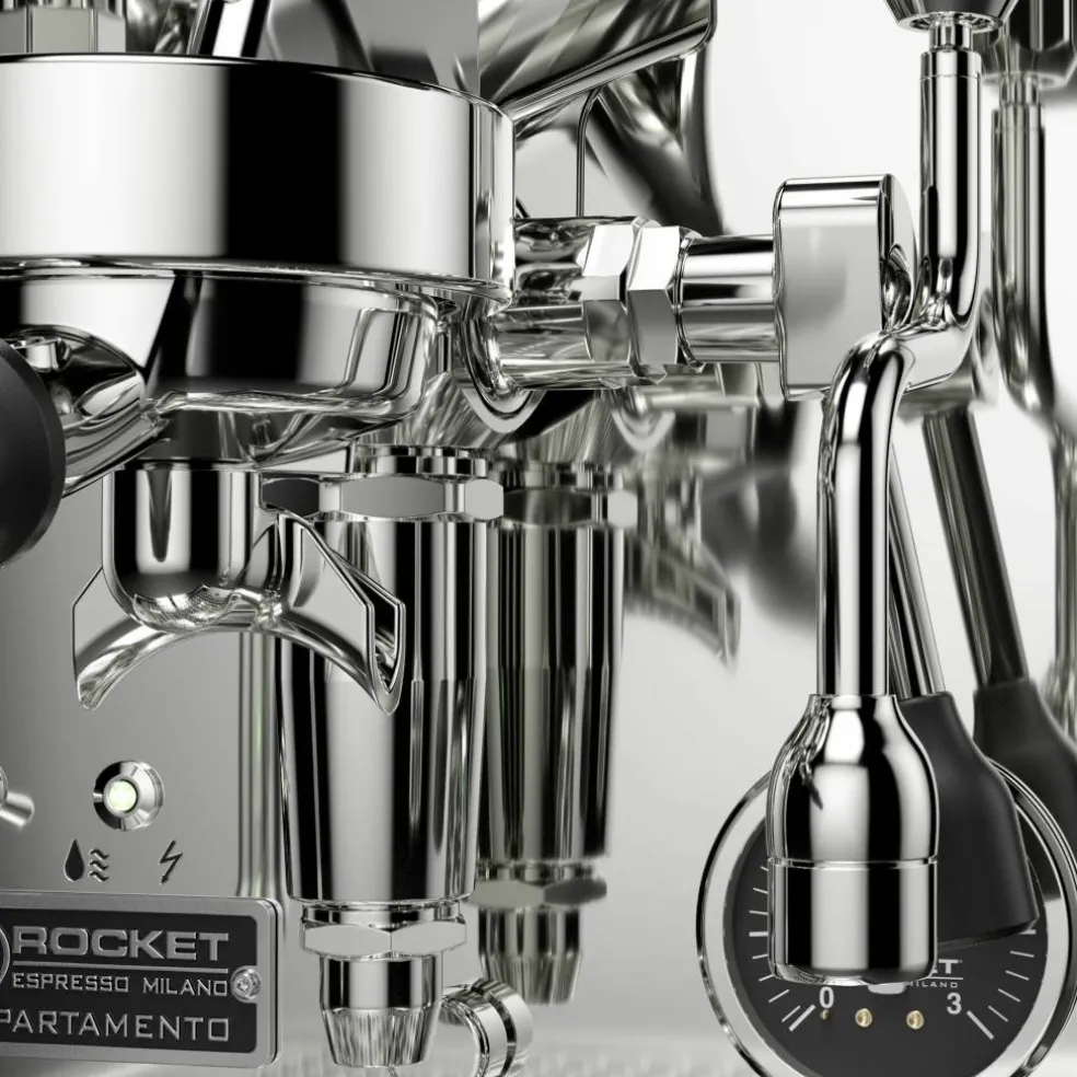 Appartamento TCA espressomaskin, svart/kobber