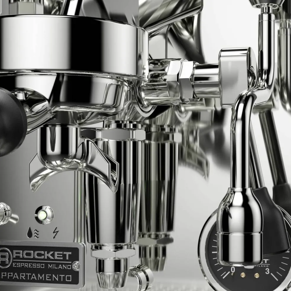 Appartamento TCA espressomaskin, svart/kobber