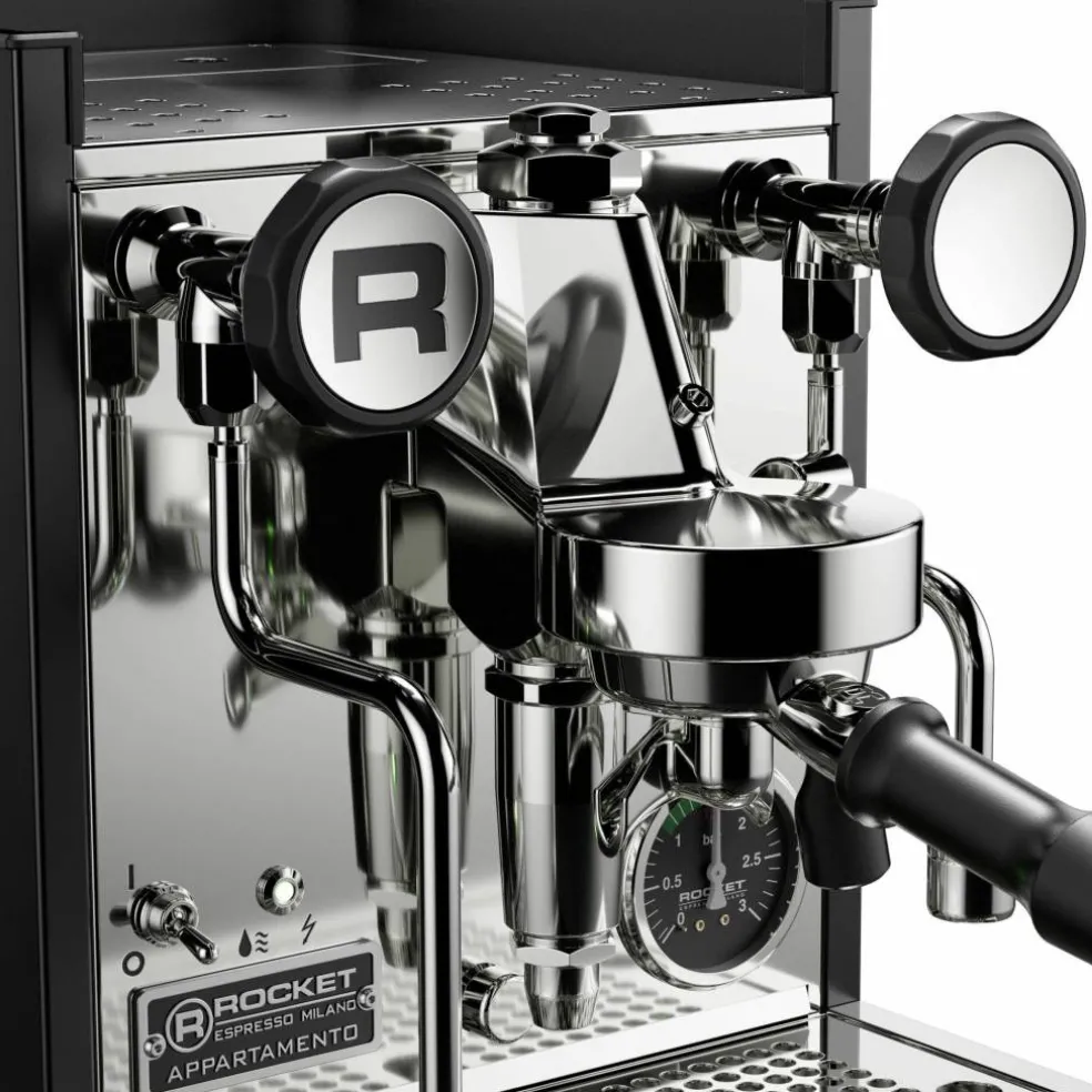 Appartamento TCA espressomaskin, svart/kobber