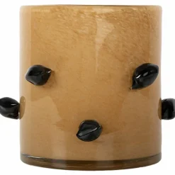 Arlo telysholder 15 cm, rød/blå