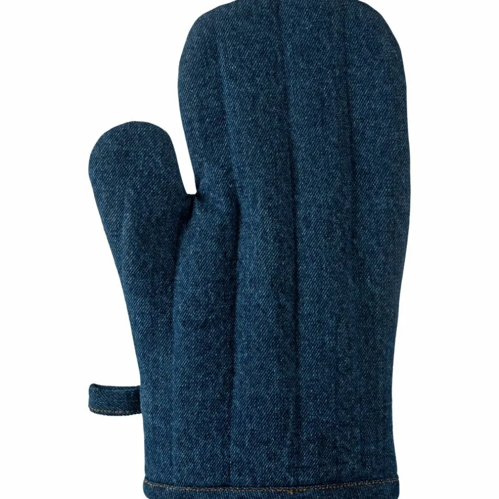 Aron Denim grytevott, blå